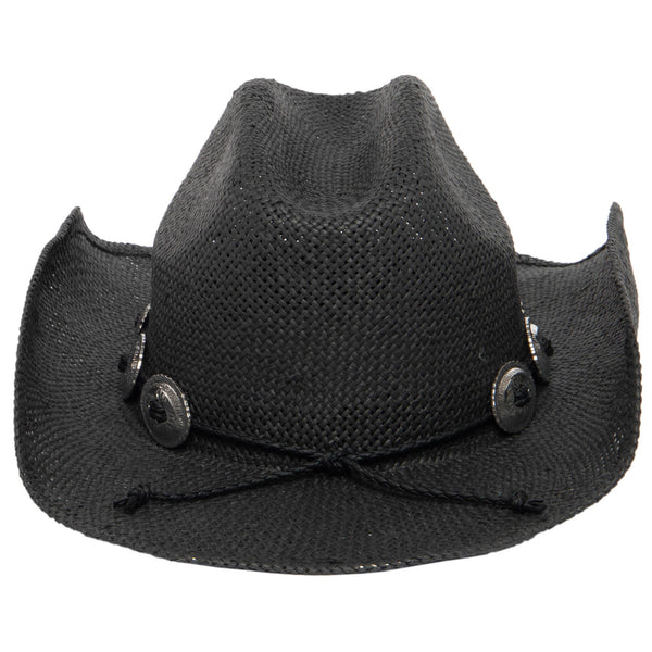 San Diego Hat Company Shiloh - Cowboy With Silver Concho Band