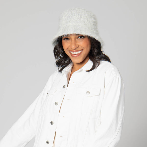 San Diego Hat Company Stevie - Bucket Hat With All Over Tonal Sequins