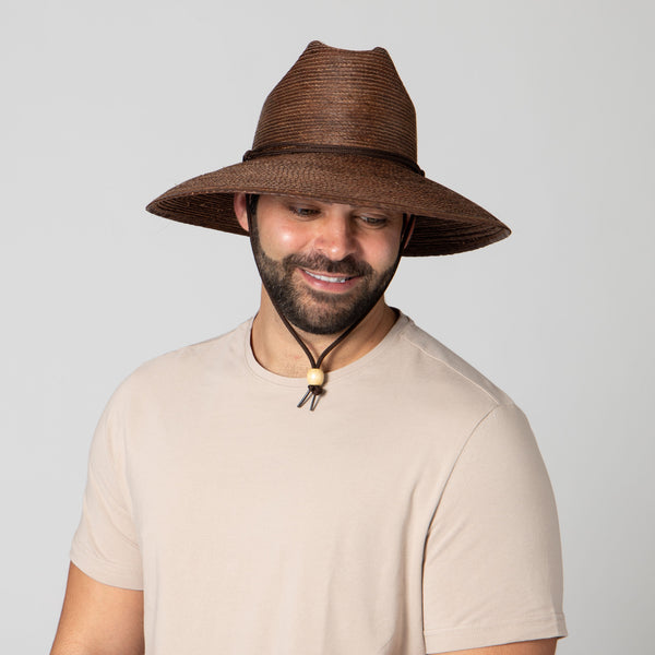 San Diego Hat Company The Playas Unisex Lifeguard Hat TOBACCO
