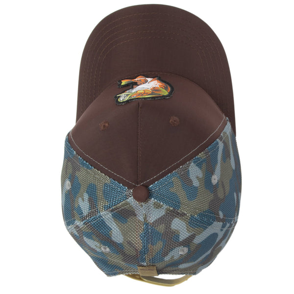 San Diego Hat Company Water Performance - Mens Fish Patch Trucker Hat Camouflage