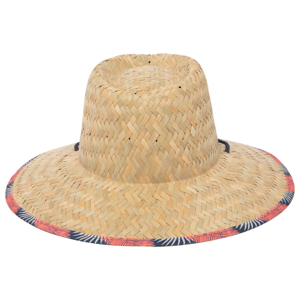 San Diego Hat Company Wedge - Lifeguard Hat With Palm Leaf Print By Ocean Pacific