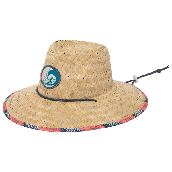 san diego hat company Wedge - Lifeguard Hat with Palm Leaf Print by Ocean Pacific