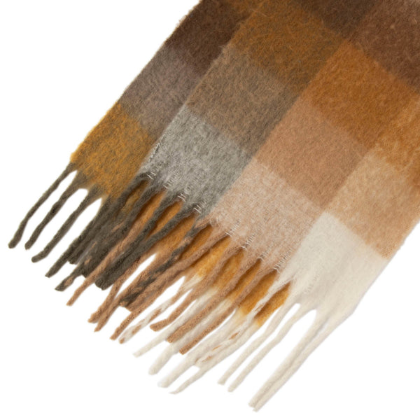 San Diego Hat Company Wilder - Woven Scarf With Tassled Ends