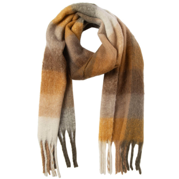 San Diego Hat Company Wilder - Woven Scarf With Tassled Ends