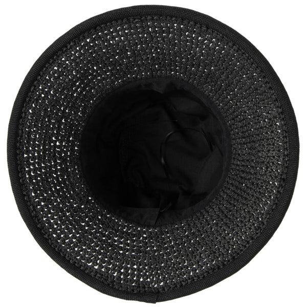 San Diego Hat Company Women's Bucket Hat With Collapsible Crown Black