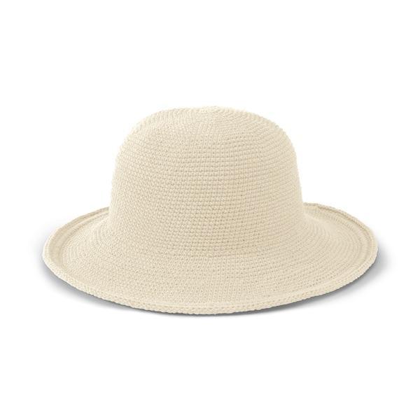 San Diego Hat Company Women's Crocheted Brim Hat Tan