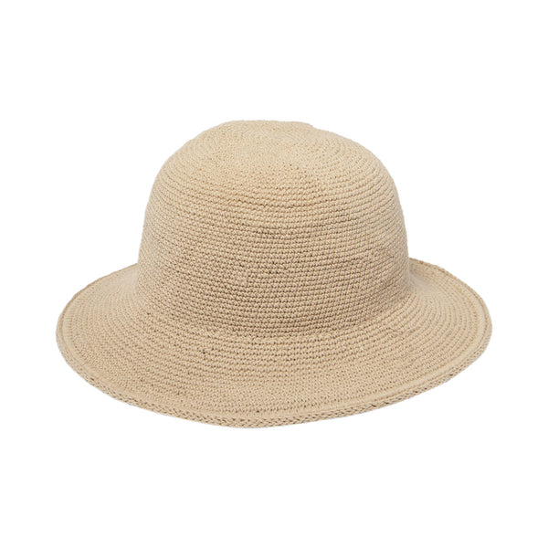 san diego hat company Women's Crocheted Brim Hat Tan