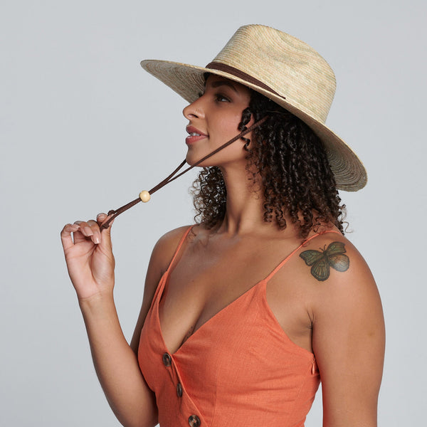 San Diego Hat Company Women's Palm El Campo Sun Hat Natural