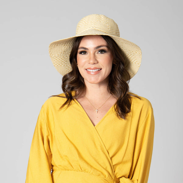 San Diego Hat Company Women's Paper Bucket Hat Black