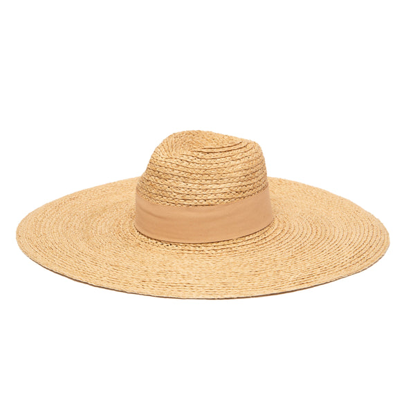 san diego hat company Women's Raffa Braid Wide Brim Fedora With Suede Band