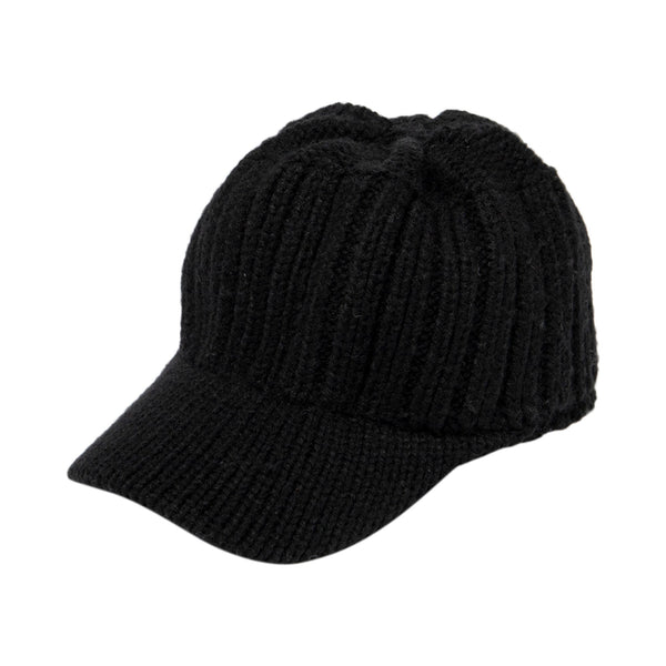 san diego hat company Women's Ribbed Knit Cap Black