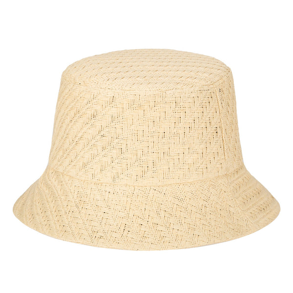 san diego hat company Women's Textured Woven Bucket Hat BLUE