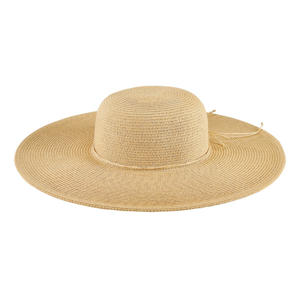 san diego hat company Women's Water Repellent Floppy Hat with Tie Natural