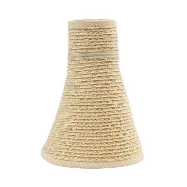 san diego hat company Women's Water Repellent Roll Up Visor Natural