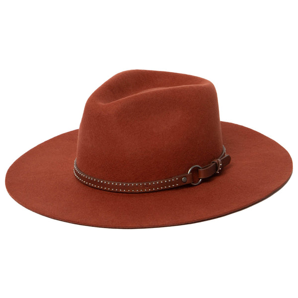 San Diego Hat Company Wool Fedora With Pinch Crown By FRYE