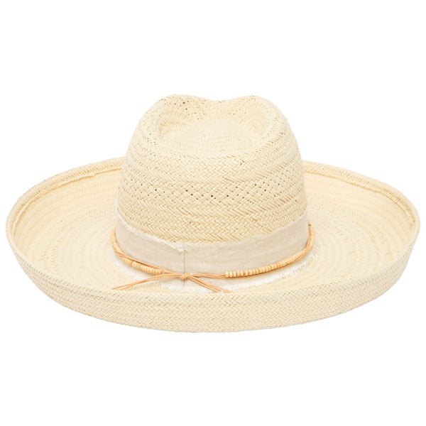 San Diego Hat Company Yesenia - Toyo Straw Kettle Brim Rancher