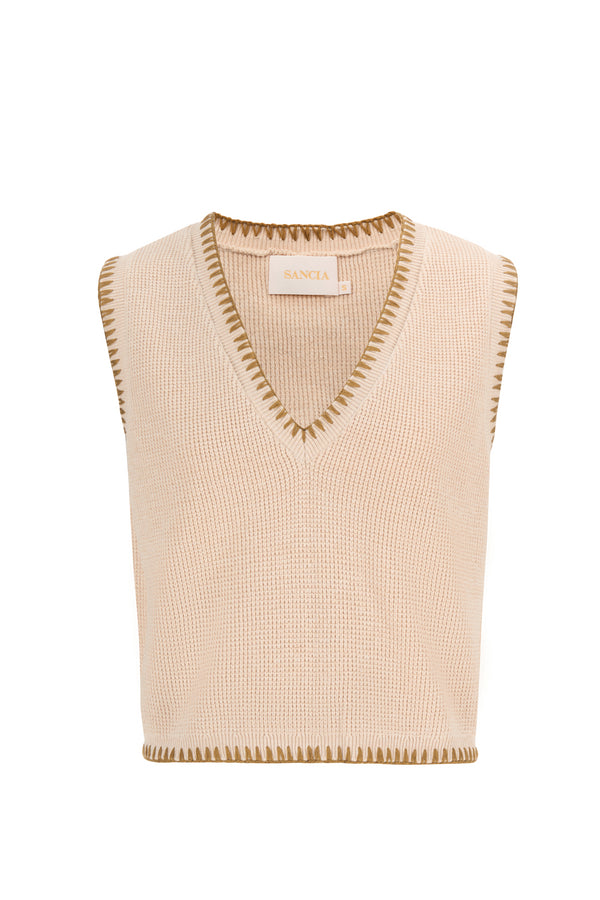 sancia The Bronwynne Knit Vest