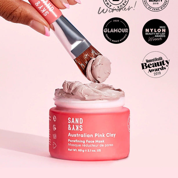 sand & sky Australian Pink Clay Porefining Face Mask (2.1oz)