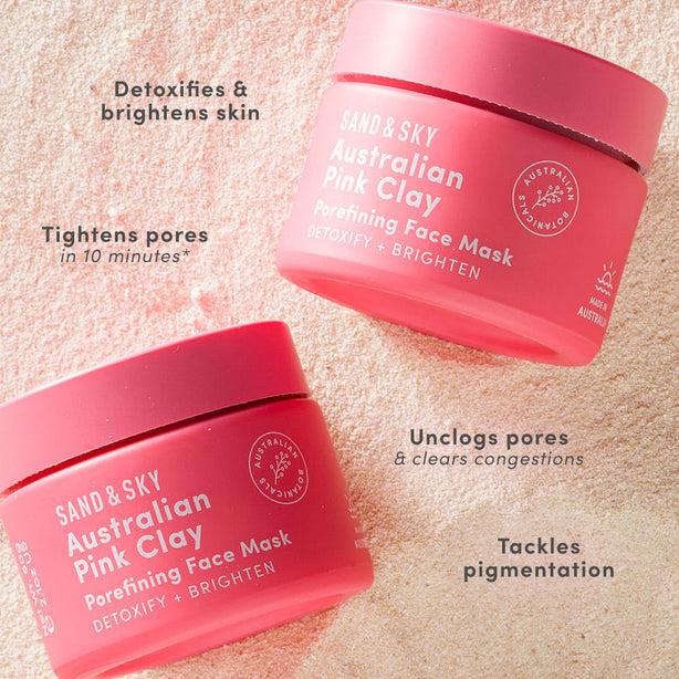 Sand & Sky Australian Pink Clay Mask Besties Kit