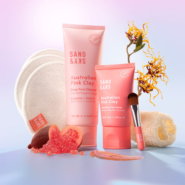 Sand & Sky Australian Pink Clay Pore Tight Kit