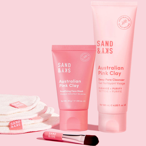 sand & sky Australian Pink Clay Pore Tight Kit
