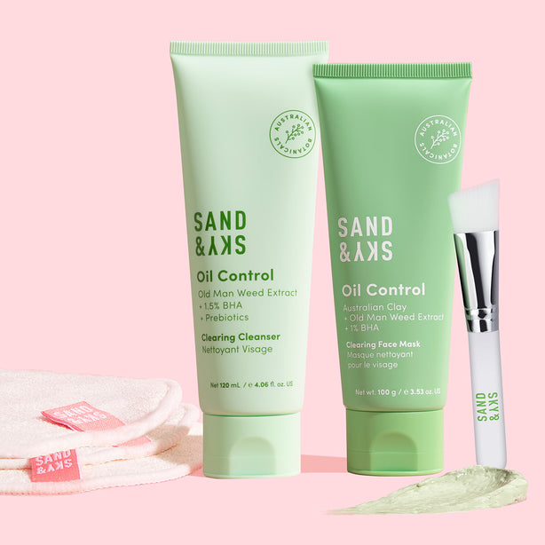 sand & sky Oil Control Goodbye Breakout Kit