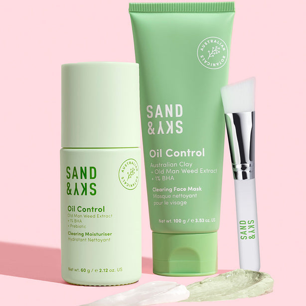 sand & sky Oil Control Skin Balancing Kit
