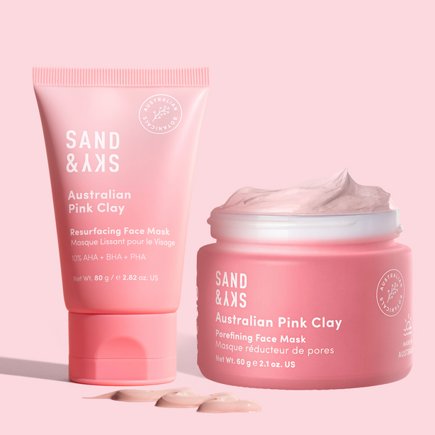 Sand & Sky Pink Clay Power Duo