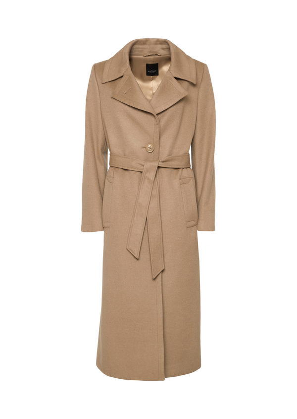 sand copenhagen Cashmere Coat W - Clareta Belt Long