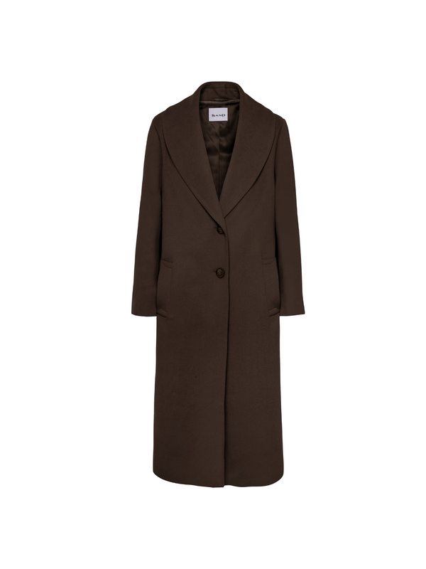 sand copenhagen Cashmere Coat W - Clareta Shawl