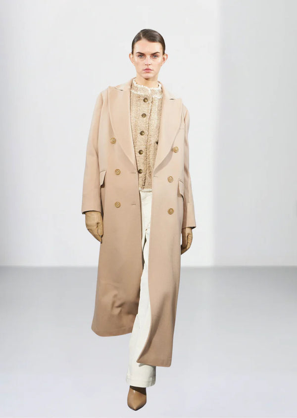 Sand Copenhagen Cashmere Coat W - Sedum X Long