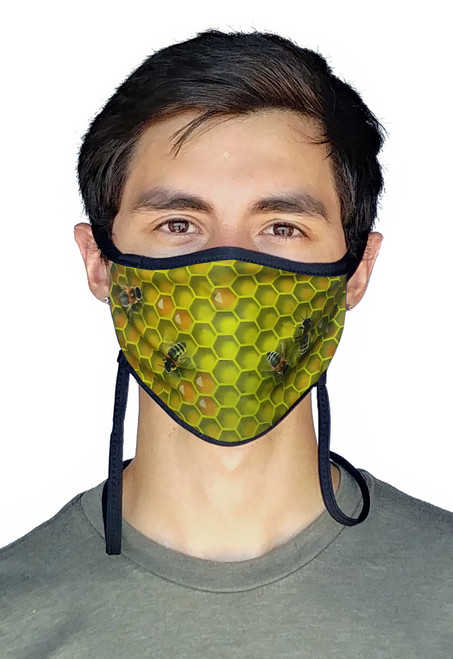 Sand Socks Guardian 2.0 Adjustable Size Face Mask - BEES
