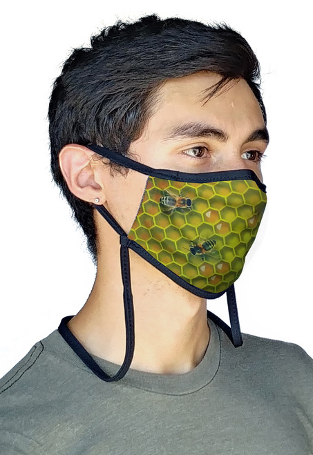 Sand Socks Guardian 2.0 Adjustable Size Face Mask - BEES