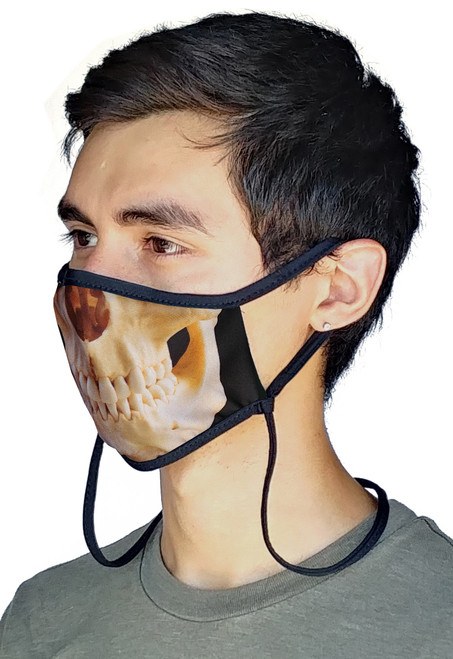 Sand Socks Guardian 2.0 Adjustable Size Face Mask - BONE SKULL