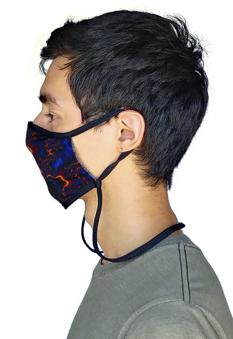 Sand Socks Guardian 2.0 Adjustable Size Face Mask - Lava