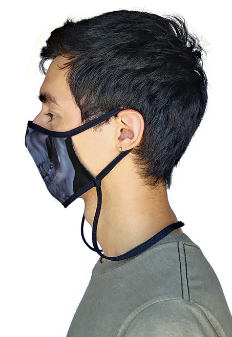 Sand Socks Guardian 2.0 Adjustable Size Face Mask - METALLIC SKULL