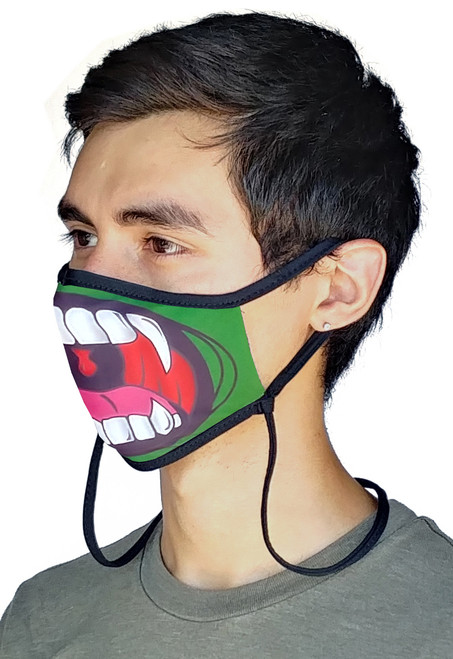 Sand Socks Guardian 2.0 Adjustable Size Face Mask - MONSTER MOUTH