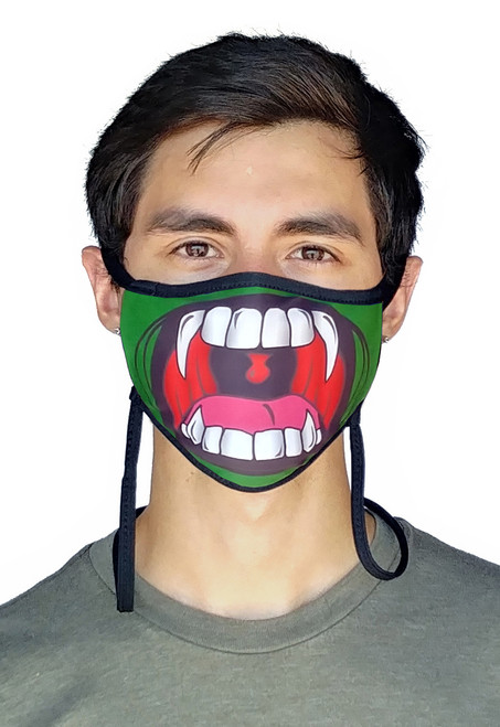 sand socks Guardian 2.0 Adjustable Size Face Mask - MONSTER MOUTH