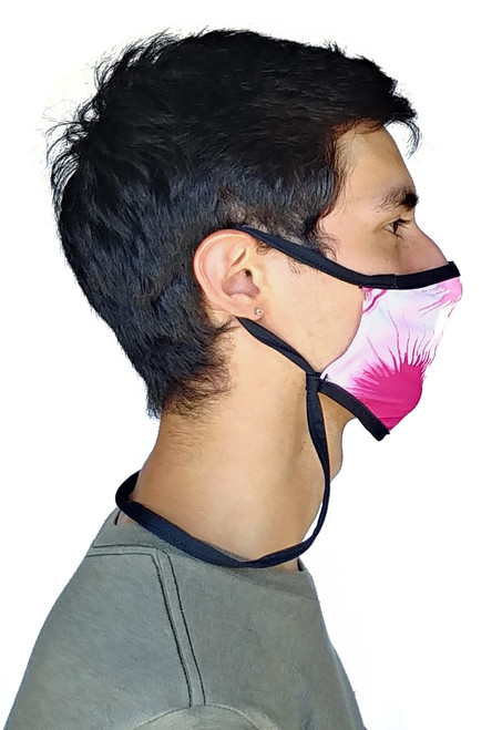 Sand Socks Guardian 2.0 Adjustable Size Face Mask - Pink Burst