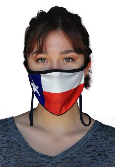 Sand Socks Guardian 2.0 Adjustable Size Face Mask - TX FLAG