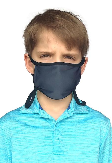 Sand Socks Kid's Adjustable Size Face Mask - Charcoal