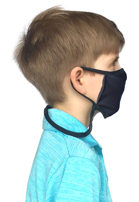 Sand Socks Kid's Adjustable Size Face Mask - Charcoal