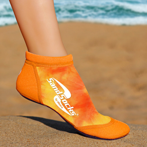 sand socks Orange Sunset Low Top Sprites Sand Socks