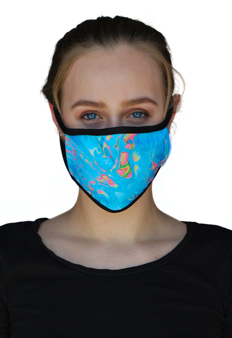 Sand Socks Face Mask - Aqua Splash