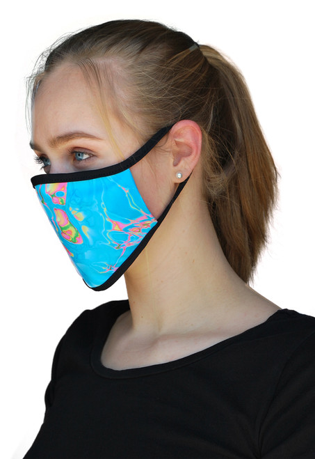 sand socks Face Mask - Aqua Splash