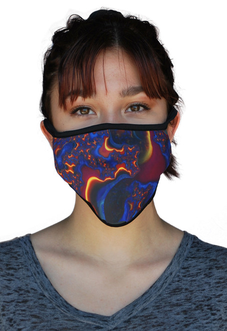 Sand Socks Face Mask - Lava