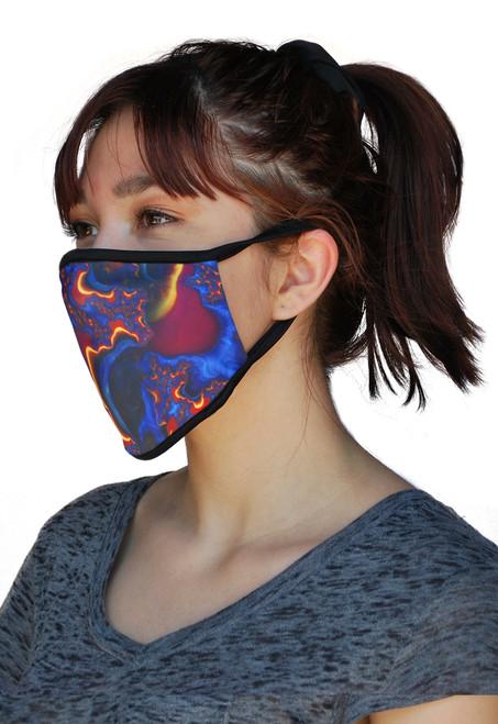 sand socks Face Mask - Lava