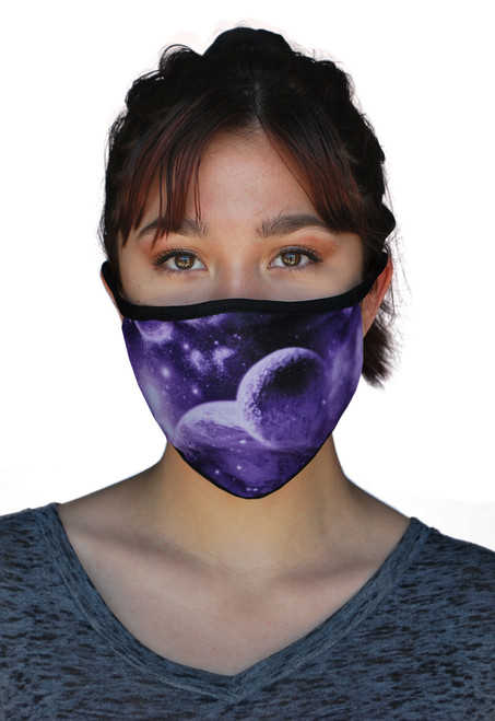 Sand Socks Face Mask - Purple Galaxy