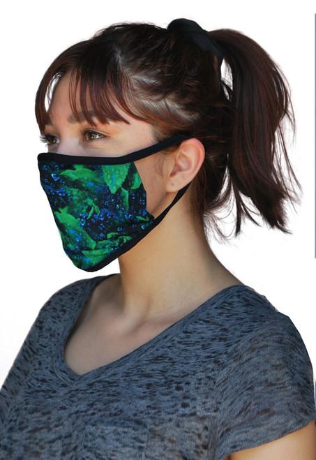 sand socks Face Mask - Rain Forest