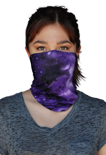 Sand Socks Neck Gaiter - Purple Galaxy